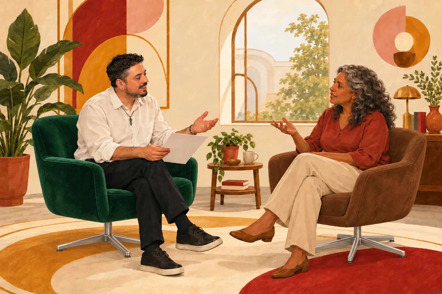 Ilustração do serviço de Avaliação Psicológica.