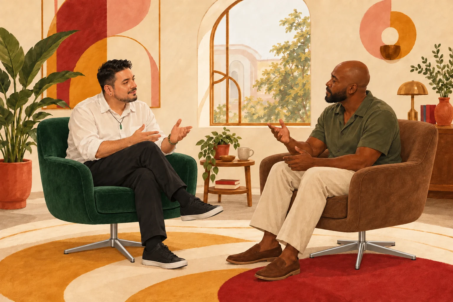 Ilustração do serviço de Psicoterapia Breve.