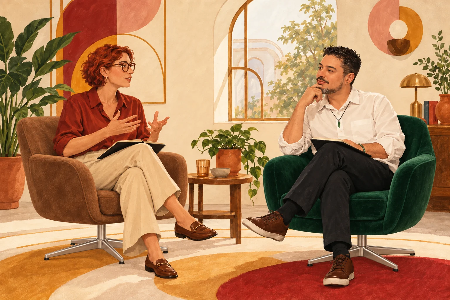 Ilustração do serviço de Supervisão Clínica.